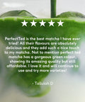 sweetened ceremonial grade matcha sachets - PerfectTed -