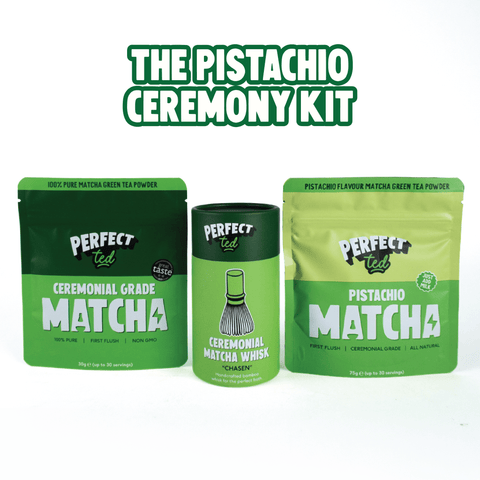 the pistachio ceremony kit - PerfectTed - Matcha Powder