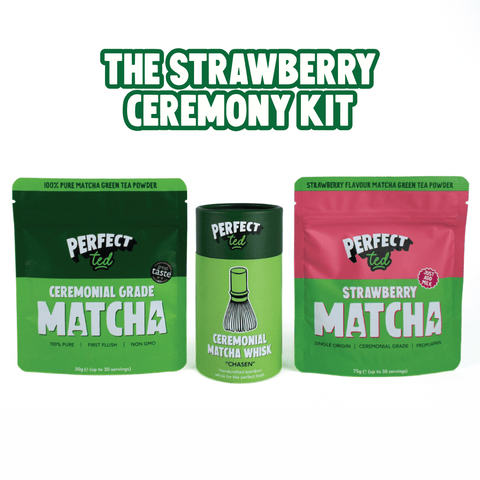the strawberry ceremony kit - PerfectTed - Matcha Powder