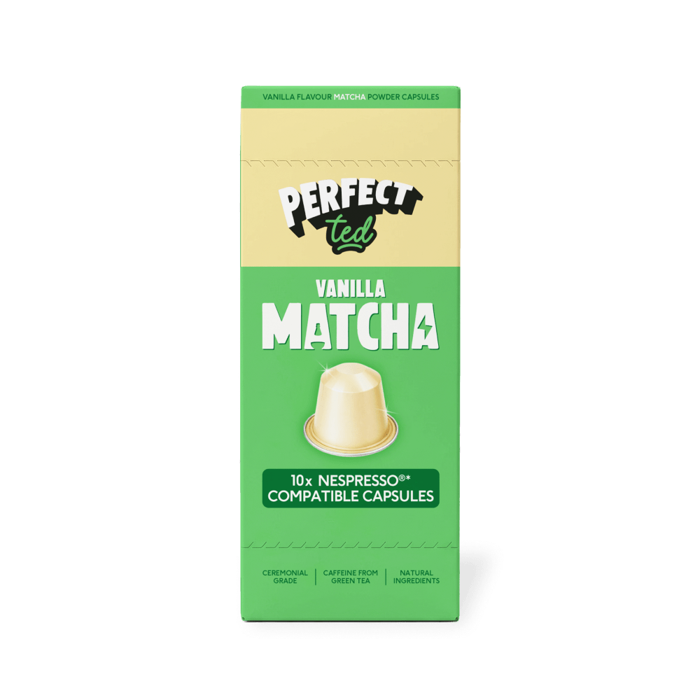 vanilla matcha nespresso® compatible pods - PerfectTed - Matcha Pods