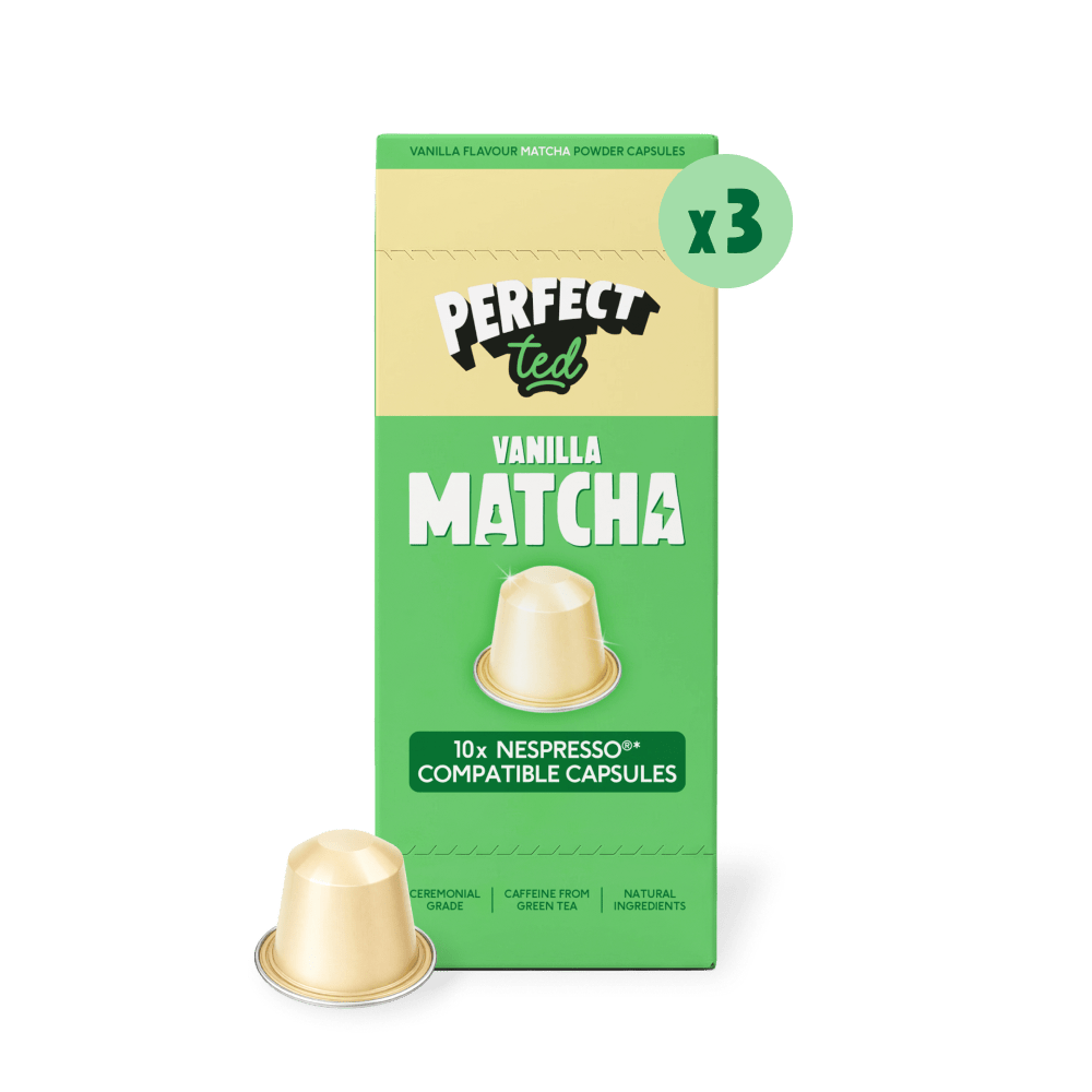 vanilla matcha nespresso® compatible pods - PerfectTed - Matcha Pods