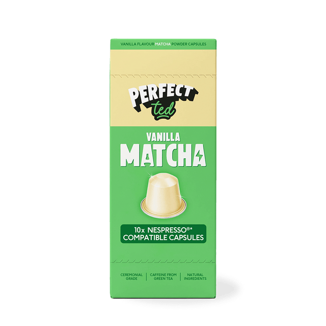 Vanilla Matcha Nespresso® Compatible Pods - PerfectTed - Matcha Pods