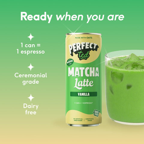 vanilla oat matcha latte - PerfectTed - Matcha Latte