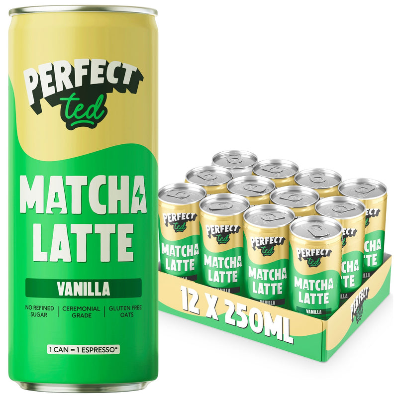 Vanille-Hafer-Matcha-Latte