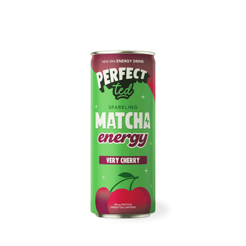 very cherry matcha energy drink - PerfectTed -