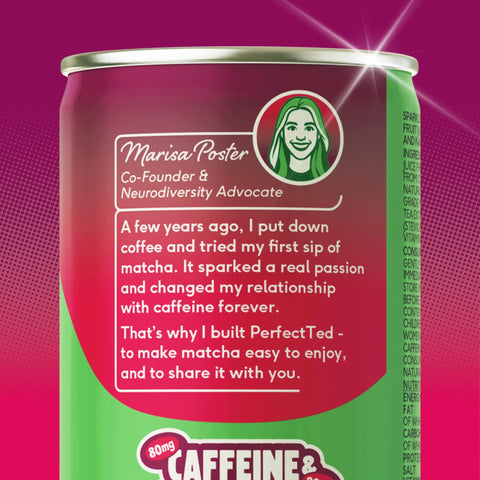very cherry matcha energy drink - PerfectTed - unlisted