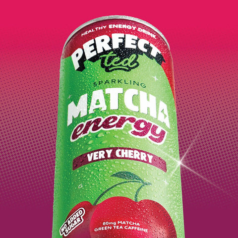 very cherry matcha energy drink - PerfectTed - unlisted