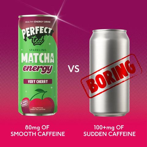very cherry matcha energy drink - PerfectTed - unlisted